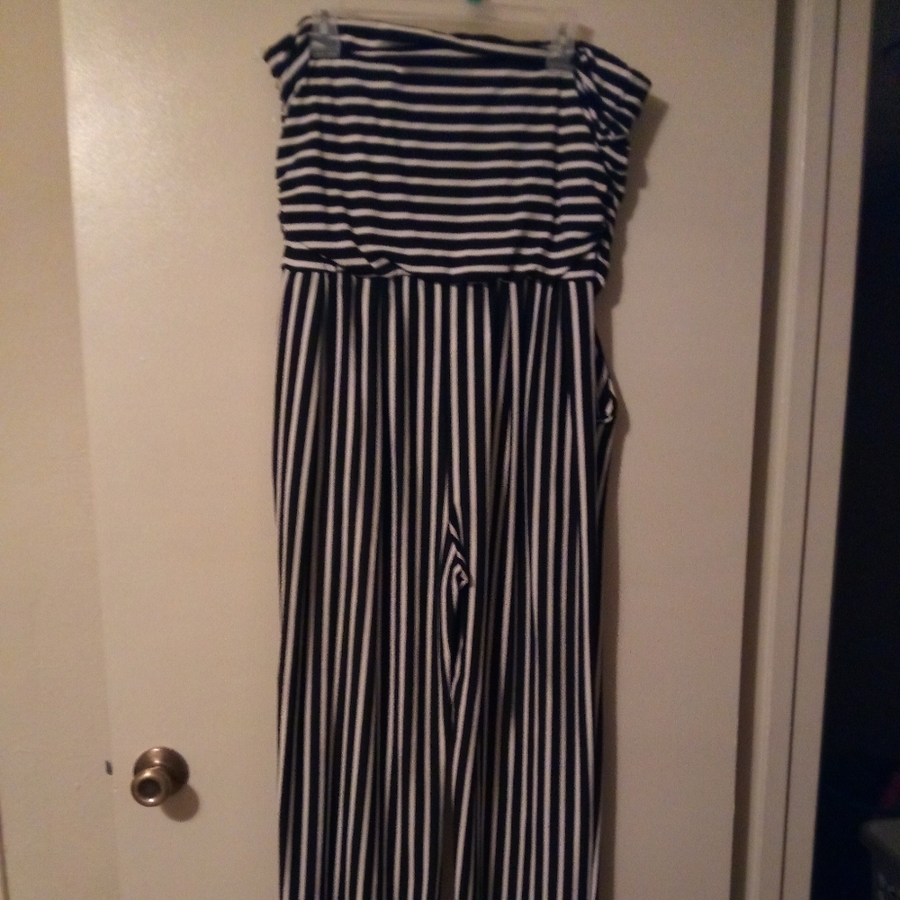 Strapless pantsuit